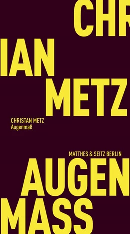 Abbildung von Metz | Augenmaß | 1. Auflage | 2024 | beck-shop.de