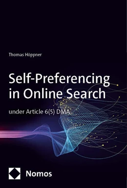 Abbildung von Höppner | Self-Preferencing in Online Search | 1. Auflage | 2024 | beck-shop.de