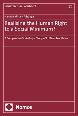 Abbildung von Adzakpa | Realising the Human Right to a Social Minimum? | 1. Auflage | 2024 | beck-shop.de