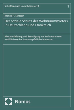 Abbildung von Schreier | Der soziale Schutz des Wohnraummieters in Deutschland und Frankreich | 1. Auflage | 2024 | beck-shop.de