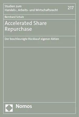 Abbildung von Schulz | Accelerated Share Repurchase | 1. Auflage | 2024 | beck-shop.de