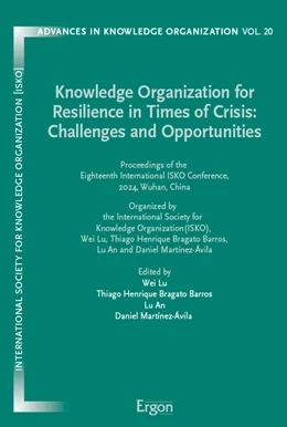 Abbildung von Lu / Barros | Knowledge Organization for Resilience in Times of Crisis: Challenges and Opportunities | 1. Auflage | 2024 | beck-shop.de