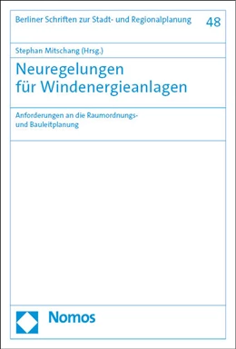 Abbildung von Mitschang | Neuregelungen für Windenergieanlagen | 1. Auflage | 2023 | beck-shop.de