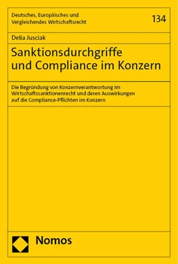 Abbildung von Jusciak | Sanktionsdurchgriffe und Compliance im Konzern | 1. Auflage | 2023 | beck-shop.de