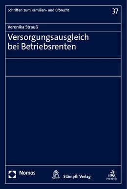 Abbildung von Strauß | Versorgungsausgleich bei Betriebsrenten | 1. Auflage | 2023 | beck-shop.de