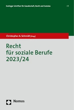 Abbildung von Schmidt | Recht für soziale Berufe 2023/24 | 1. Auflage | 2023 | beck-shop.de