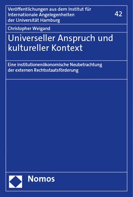 Abbildung von Weigand | Universeller Anspruch und kultureller Kontext | 1. Auflage | 2023 | beck-shop.de