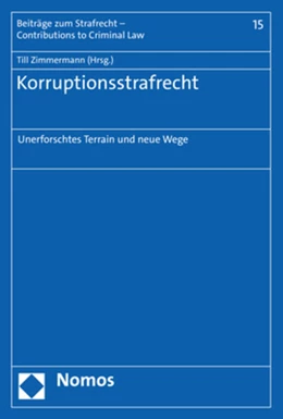 Abbildung von Zimmermann | Korruptionsstrafrecht | 1. Auflage | 2023 | beck-shop.de