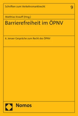 Abbildung von Knauff | Barrierefreiheit im ÖPNV | 1. Auflage | 2023 | beck-shop.de
