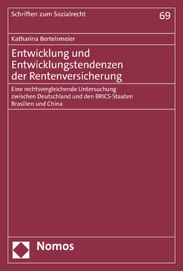 Abbildung von Bertelsmeier | Entwicklung und Entwicklungstendenzen der Rentenversicherung | 1. Auflage | 2023 | beck-shop.de