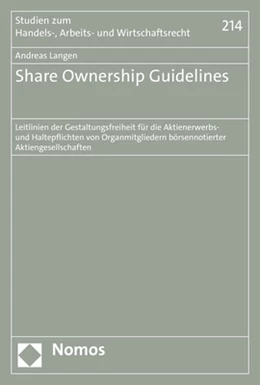 Abbildung von Langen | Share Ownership Guidelines | 1. Auflage | 2023 | beck-shop.de