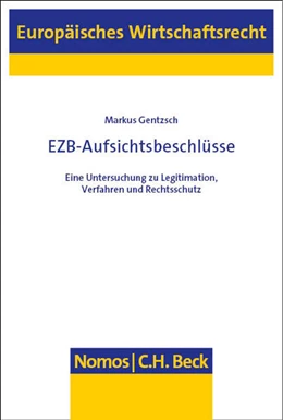 Abbildung von Gentzsch | EZB-Aufsichtsbeschlüsse | 1. Auflage | 2023 | beck-shop.de