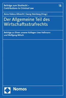 Abbildung von Albrecht / Steinberg | Der Allgemeine Teil des Wirtschaftsstrafrechts | 1. Auflage | 2023 | beck-shop.de