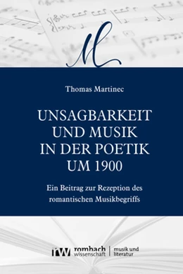 Abbildung von Martinec | Unsagbarkeit und Musik in der Poetik um 1900 | 1. Auflage | 2023 | beck-shop.de