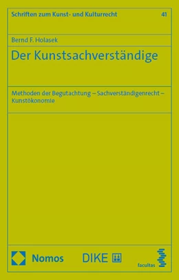 Abbildung von Holasek | Der Kunstsachverständige | 1. Auflage | 2024 | 41 | beck-shop.de