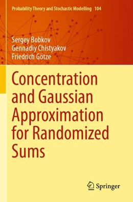 Abbildung von Bobkov / Chistyakov | Concentration and Gaussian Approximation for Randomized Sums | 1. Auflage | 2024 | 104 | beck-shop.de