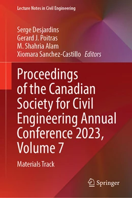 Abbildung von Desjardins / Poitras | Proceedings of the Canadian Society for Civil Engineering Annual Conference 2023, Volume 7 | 1. Auflage | 2024 | 501 | beck-shop.de