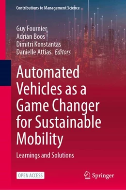 Abbildung von Fournier / Boos | Automated Vehicles as a Game Changer for Sustainable Mobility | 1. Auflage | 2024 | beck-shop.de