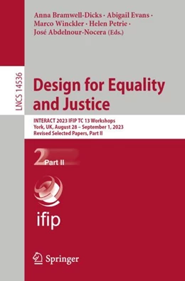 Abbildung von Bramwell-Dicks / Evans | Design for Equality and Justice | 1. Auflage | 2024 | 14536 | beck-shop.de