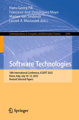 Abbildung von Fill / Domínguez Mayo | Software Technologies | 1. Auflage | 2024 | 2104 | beck-shop.de
