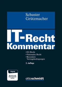 Abbildung von Schuster / Grützmacher | IT-Recht Kommentar | 2. Auflage | 2024 | beck-shop.de