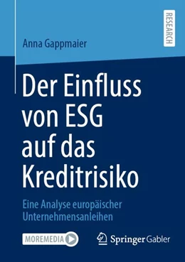 Abbildung von Gappmaier | Der Einfluss von ESG auf das Kreditrisiko | 1. Auflage | 2024 | beck-shop.de