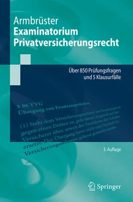 Abbildung von Armbrüster | Examinatorium Privatversicherungsrecht | 3. Auflage | 2024 | beck-shop.de