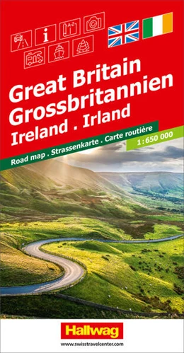 Abbildung von Hallwag Kümmerly+Frey AG | Grossbritannien, Irland, Strassenkarte 1:650'000 | 1. Auflage | 2024 | beck-shop.de