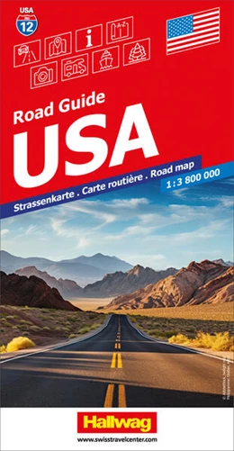 Abbildung von Hallwag Kümmerly+Frey AG | USA Strassenkarte 1:3,8 Mio. Road Guide No 12 | 10. Auflage | 2024 | beck-shop.de