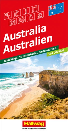 Abbildung von Hallwag Kümmerly+Frey AG | Australien Strassenkarte 1:4 Mio. | 4. Auflage | 2024 | beck-shop.de