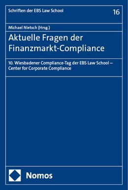 Abbildung von Nietsch | Aktuelle Fragen der Finanzmarkt-Compliance | 1. Auflage | 2024 | beck-shop.de