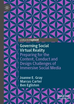 Abbildung von Gray / Carter | Governing Social Virtual Reality | 1. Auflage | 2024 | beck-shop.de