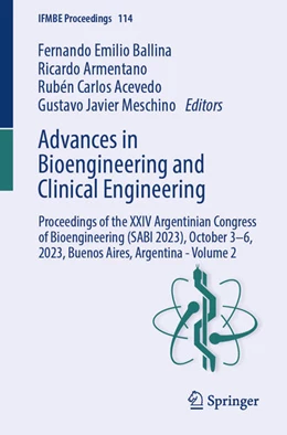 Abbildung von Ballina / Armentano | Advances in Bioengineering and Clinical Engineering | 1. Auflage | 2024 | 114 | beck-shop.de