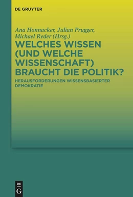 Abbildung von Honnacker / Reder | Welches Wissen (und welche Wissenschaft) braucht die Politik? | 1. Auflage | 2024 | beck-shop.de