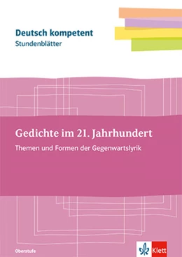 Abbildung von Stundenblätter Gegenwartslyrik. Kopiervorlagen mit Downloadpaket Klassen 11-13 | 1. Auflage | 2024 | beck-shop.de
