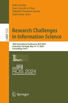 Abbildung von Araújo / de la Vara | Research Challenges in Information Science | 1. Auflage | 2024 | beck-shop.de