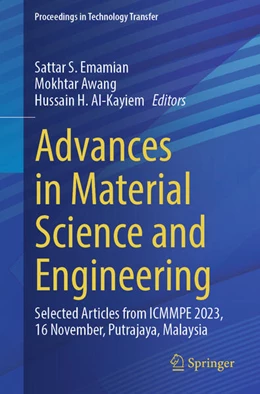 Abbildung von Emamian / Awang | Advances in Material Science and Engineering | 1. Auflage | 2024 | beck-shop.de