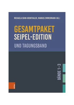 Abbildung von Sohn-Kronthaler / Zimmermann | Gesamtpaket - Seipel-Edition und Tagungsband | 1. Auflage | 2025 | beck-shop.de