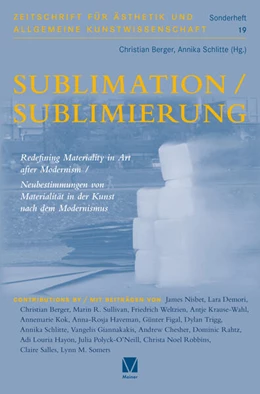Abbildung von Berger / Schlitte | Sublimation/Sublimierung | 1. Auflage | 2021 | beck-shop.de