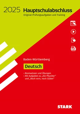 Abbildung von STARK Original-Prüfungen und Training Hauptschulabschluss 2025 - Deutsch 9. Klasse - BaWü | 18. Auflage | 2024 | beck-shop.de