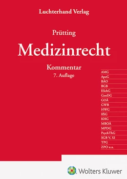 Abbildung von Prütting | Medizinrecht | 7. Auflage | 2024 | beck-shop.de