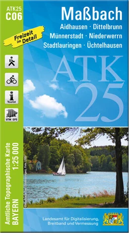Abbildung von Landesamt für Digitalisierung | ATK25-C06 Maßbach (Amtliche Topographische Karte 1:25000) | 1. Auflage | 2024 | beck-shop.de