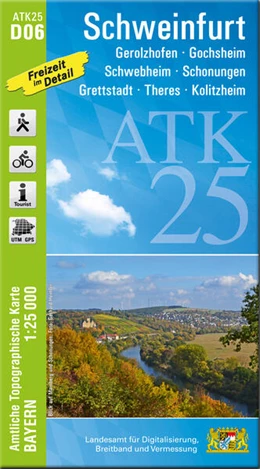 Abbildung von Landesamt für Digitalisierung | ATK25-D06 Schweinfurt (Amtliche Topographische Karte 1:25000) | 1. Auflage | 2024 | beck-shop.de