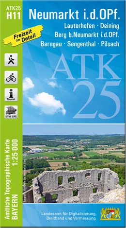 Abbildung von Landesamt für Digitalisierung | ATK25-H11 Neumarkt i.d.OPf. (Amtliche Topographische Karte 1:25000) | 1. Auflage | 2024 | beck-shop.de