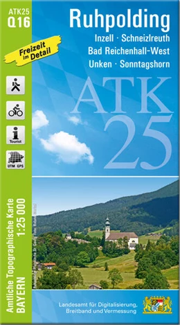 Abbildung von Landesamt für Digitalisierung | ATK25-Q16 Ruhpolding (Amtliche Topographische Karte 1:25000) | 1. Auflage | 2024 | beck-shop.de