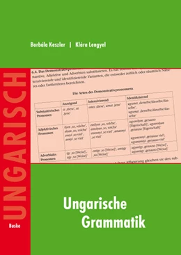 Abbildung von Keszler / Lengyel | Ungarische Grammatik | 1. Auflage | 2016 | beck-shop.de