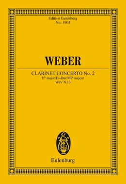 Abbildung von Weber / Heidlberger | Clarinet Concerto No. 2 Eb major | 1. Auflage | 2017 | beck-shop.de
