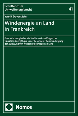 Abbildung von Duventäster | Windenergie an Land in Frankreich | 1. Auflage | 2024 | 41 | beck-shop.de