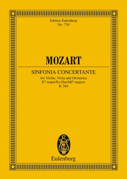 Abbildung von Mozart | Sinfonia concertante Eb major | 1. Auflage | 2018 | beck-shop.de