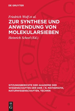 Abbildung von Wolf et al. / Scheel | Zur Synthese und Anwendung von Molekularsieben | 1. Auflage | 1981 | beck-shop.de